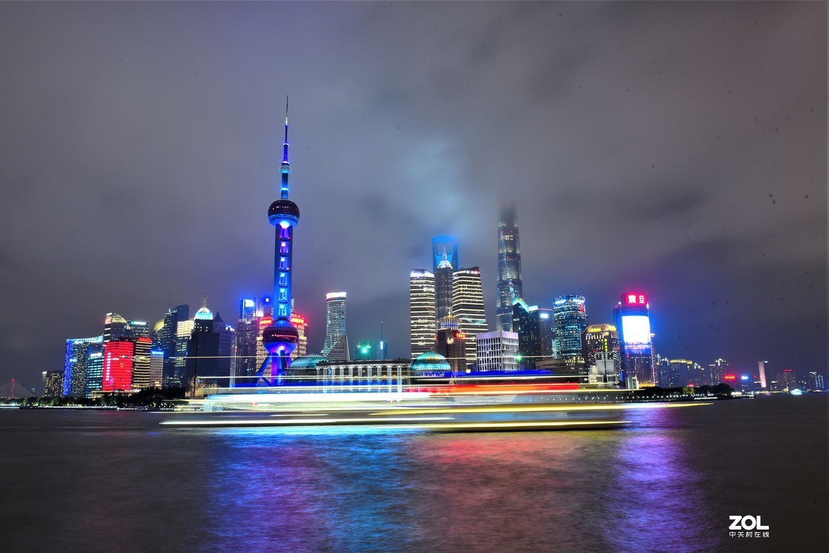 上海外滩夜景。