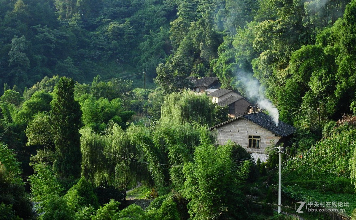 一组乡村景色