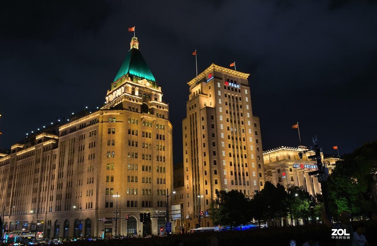 上海外滩夜景。