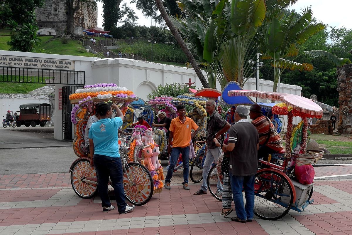 马来西亚·马六甲·叮当车与西瓜汁