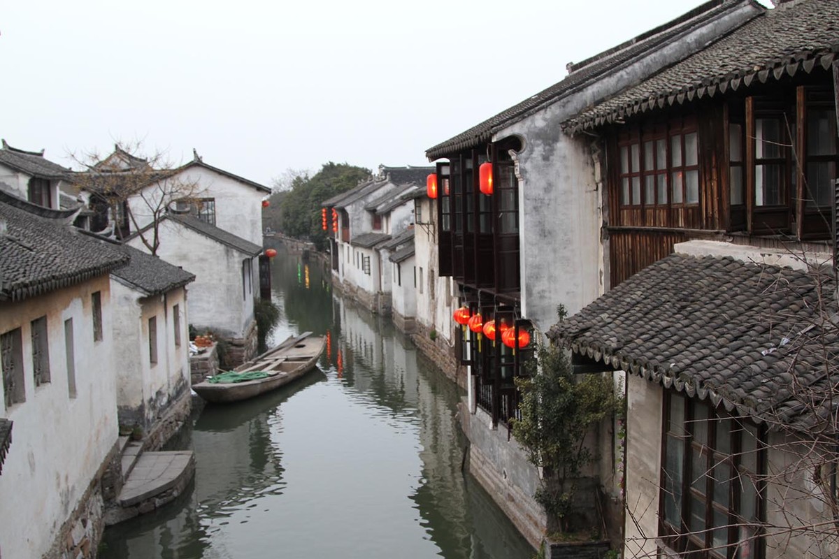 制作江南水乡乌镇和周庄怀旧色调照片