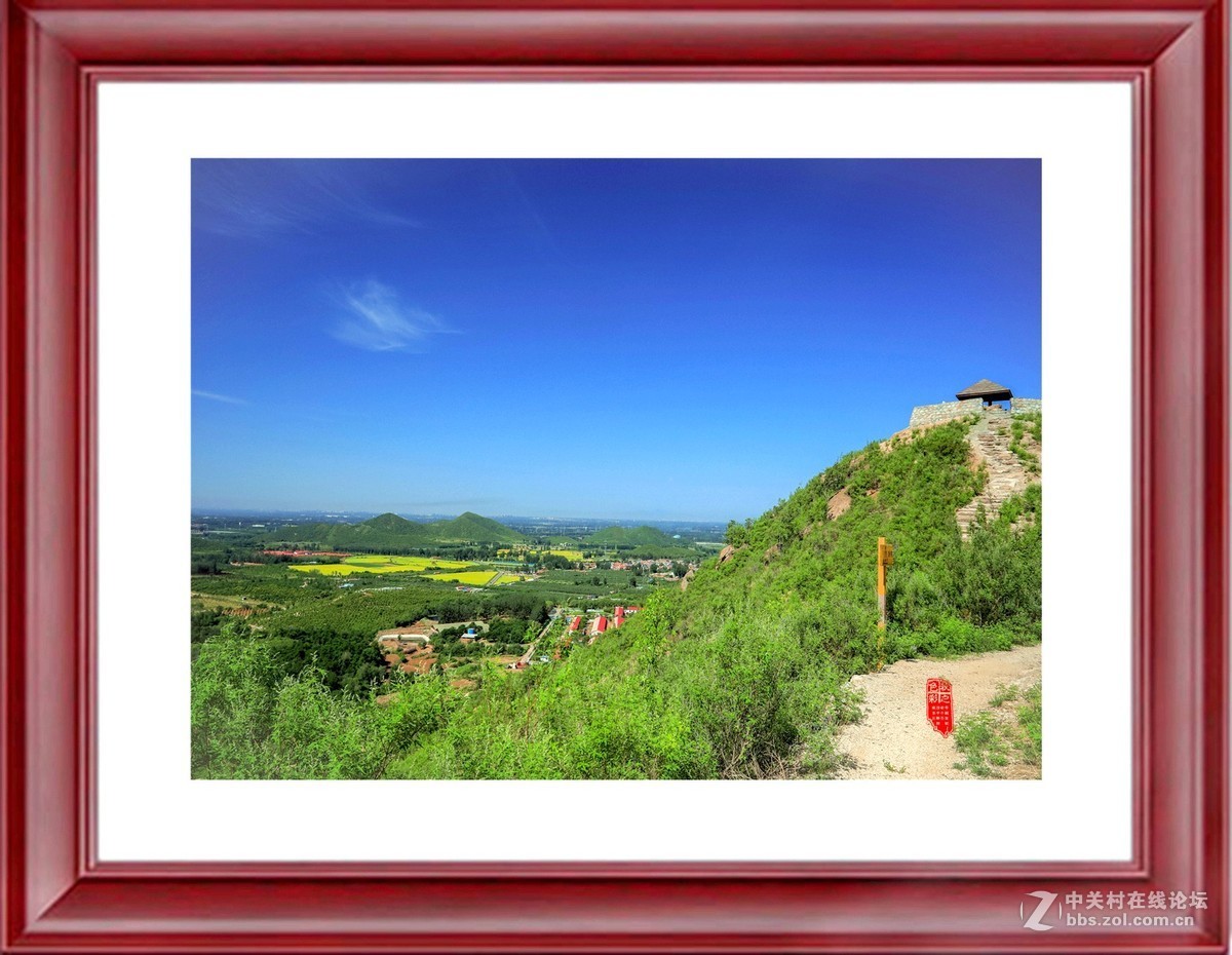 ＜初夏的浅山＞