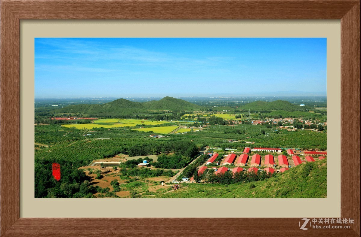 ＜初夏的浅山＞