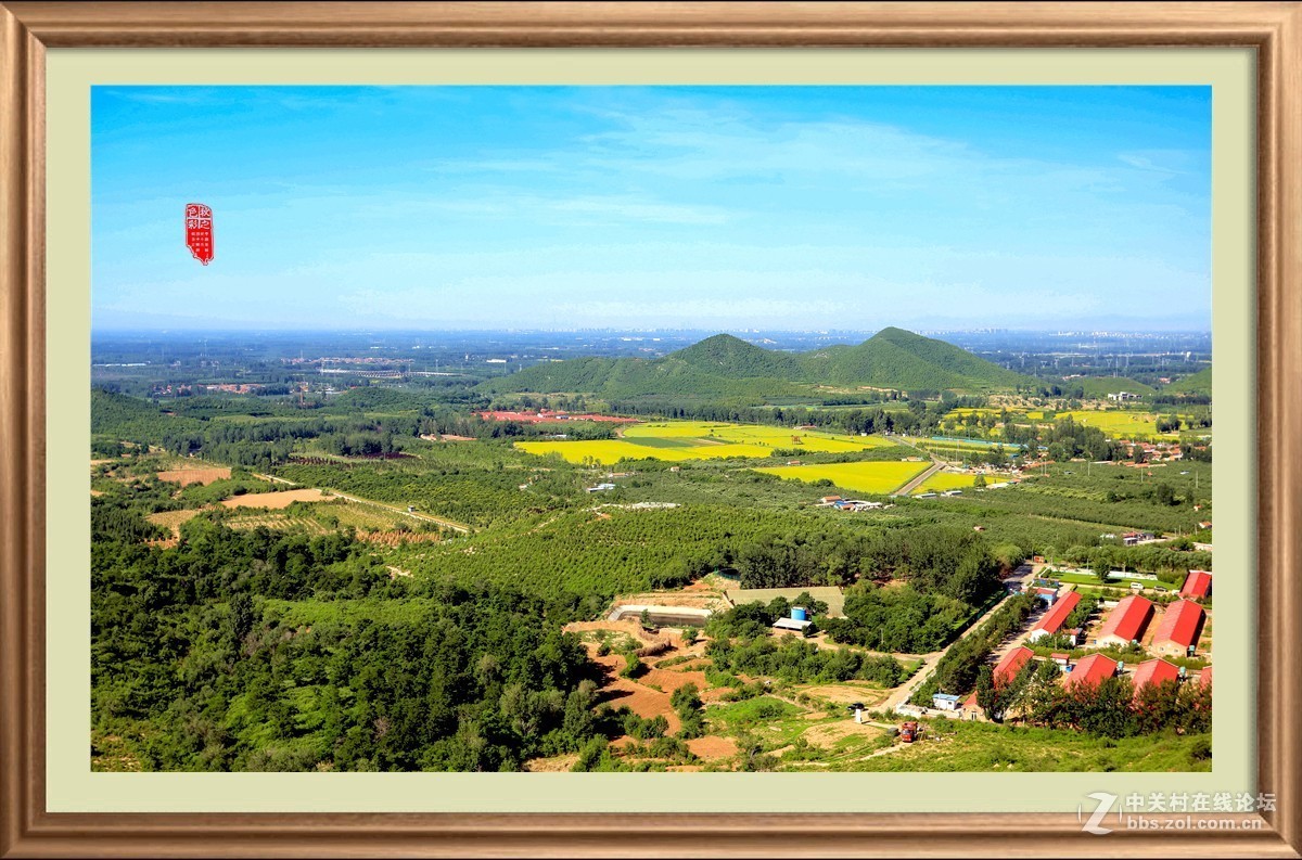 ＜初夏的浅山＞