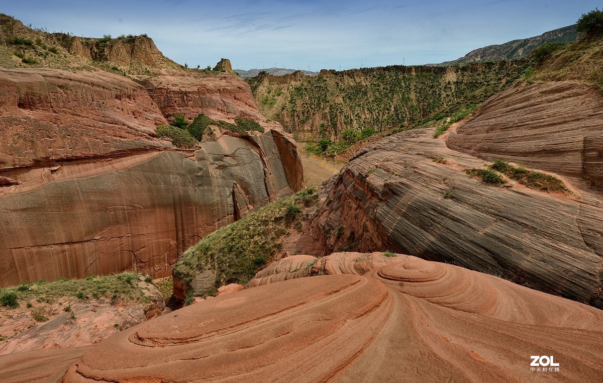 山西靖边县波浪谷风光掠影