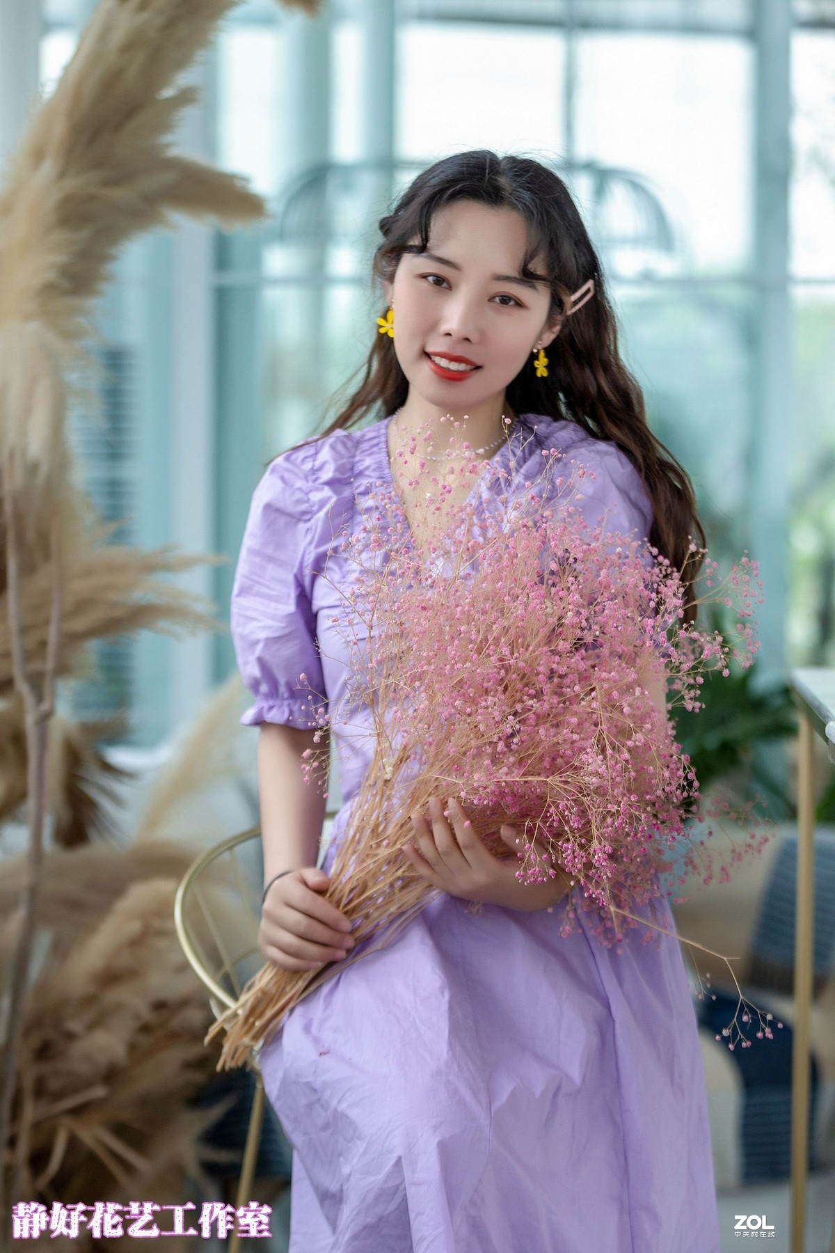 岁静好花艺工作室环境人像(暖暖)