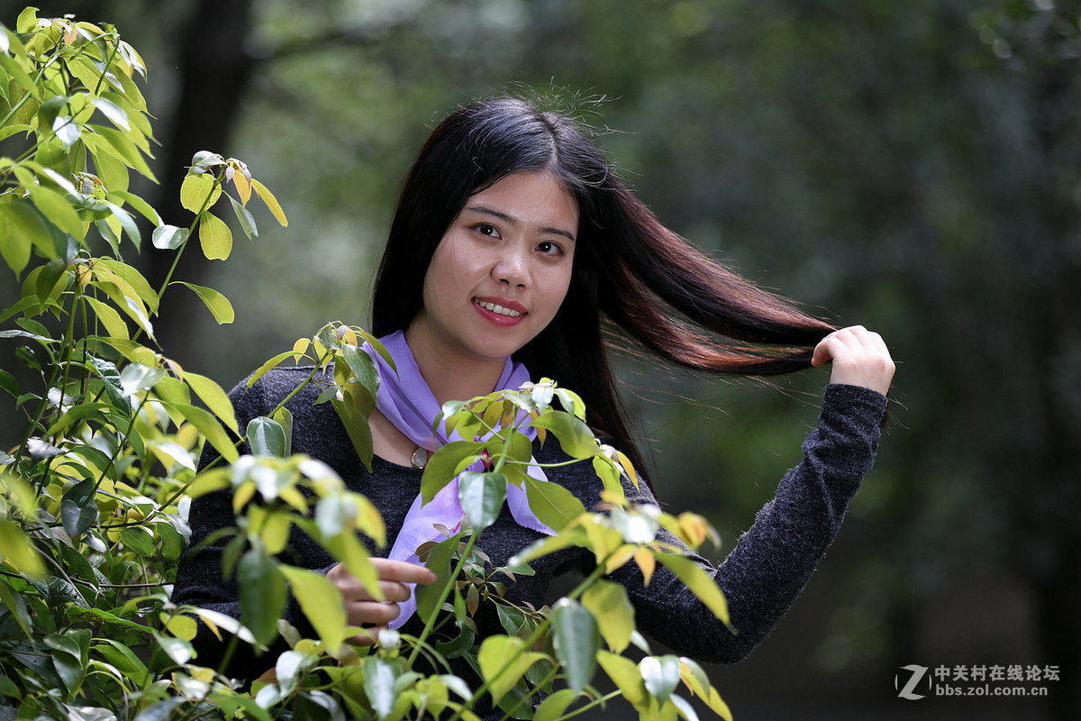 武汉磨山风景区拍的学生妹妹