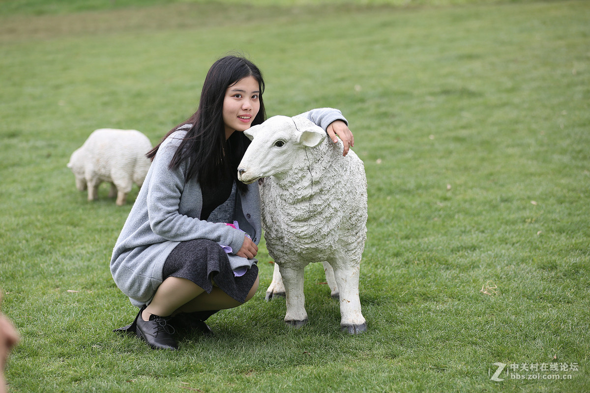 武汉磨山风景区拍的学生妹妹