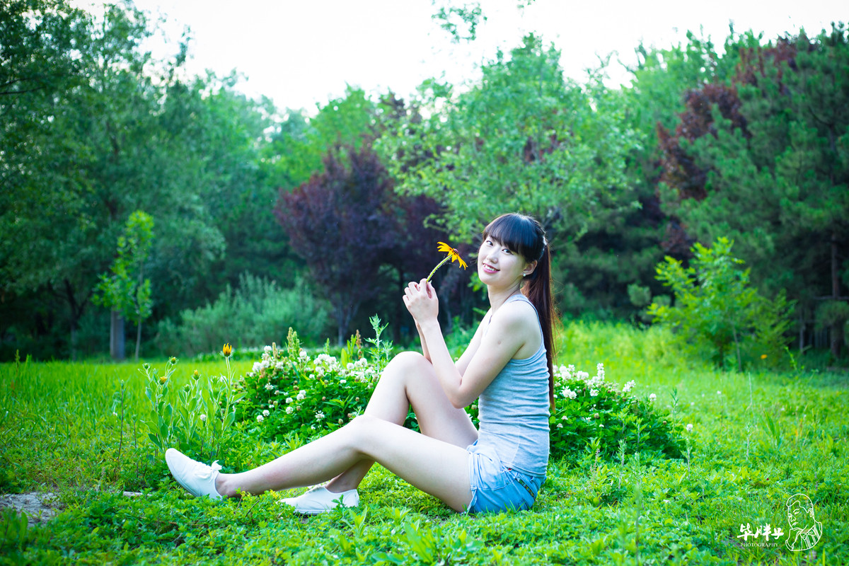 【阳光女孩】 奥森人像外拍