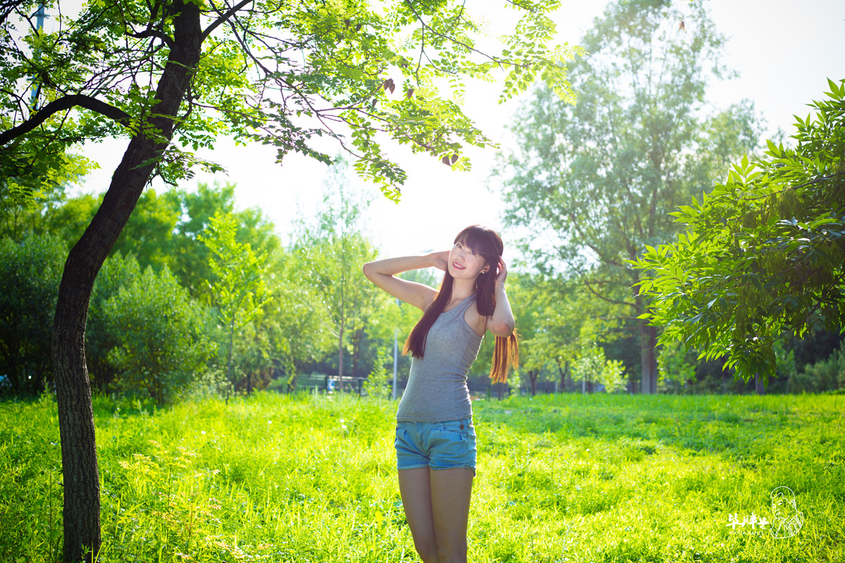 【阳光女孩】 奥森人像外拍
