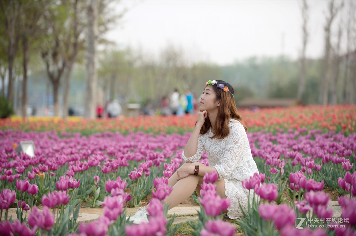 一组公园美女外拍，附佳能750D视频全方位讲解。