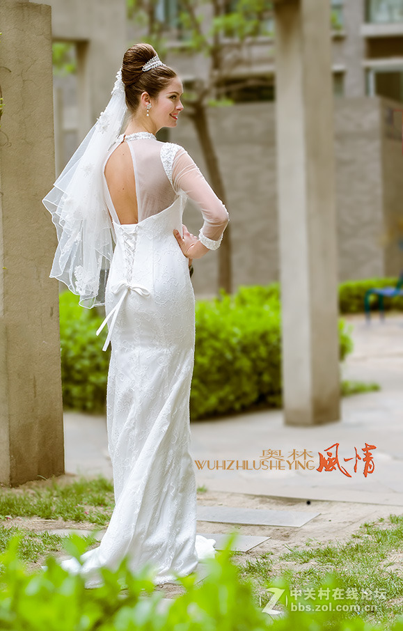 小区拍的外籍模特