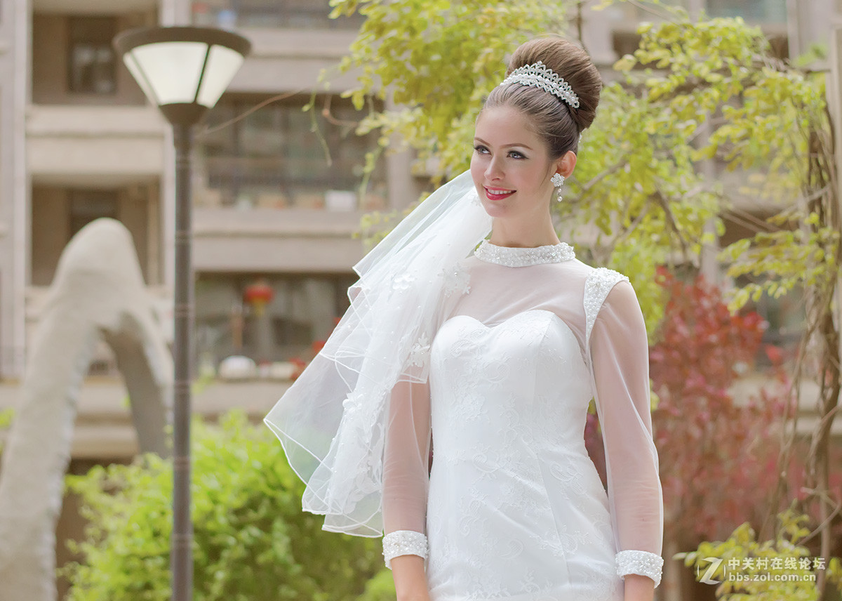 小区拍的外籍模特