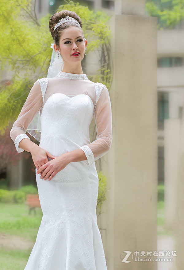 小区拍的外籍模特