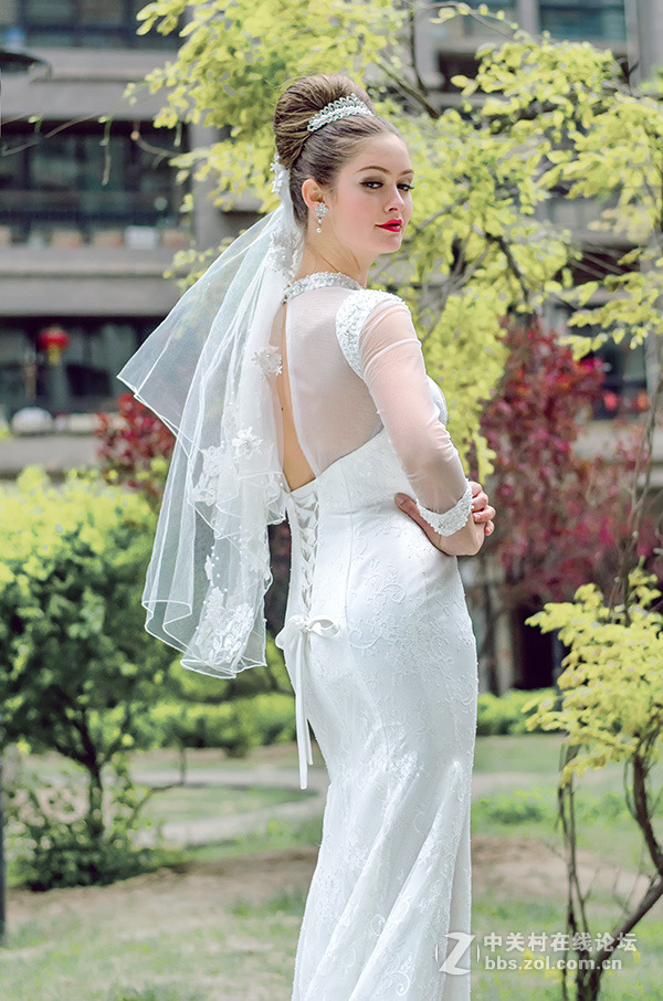 小区拍的外籍模特