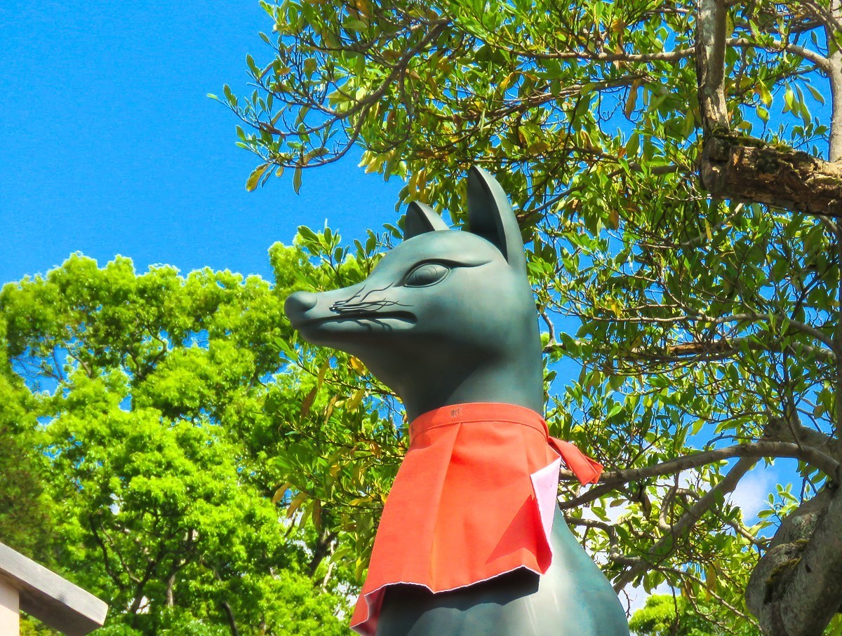 2019-08-26日本京都伏见稻荷神社的狐狸-中关村在线摄影论坛