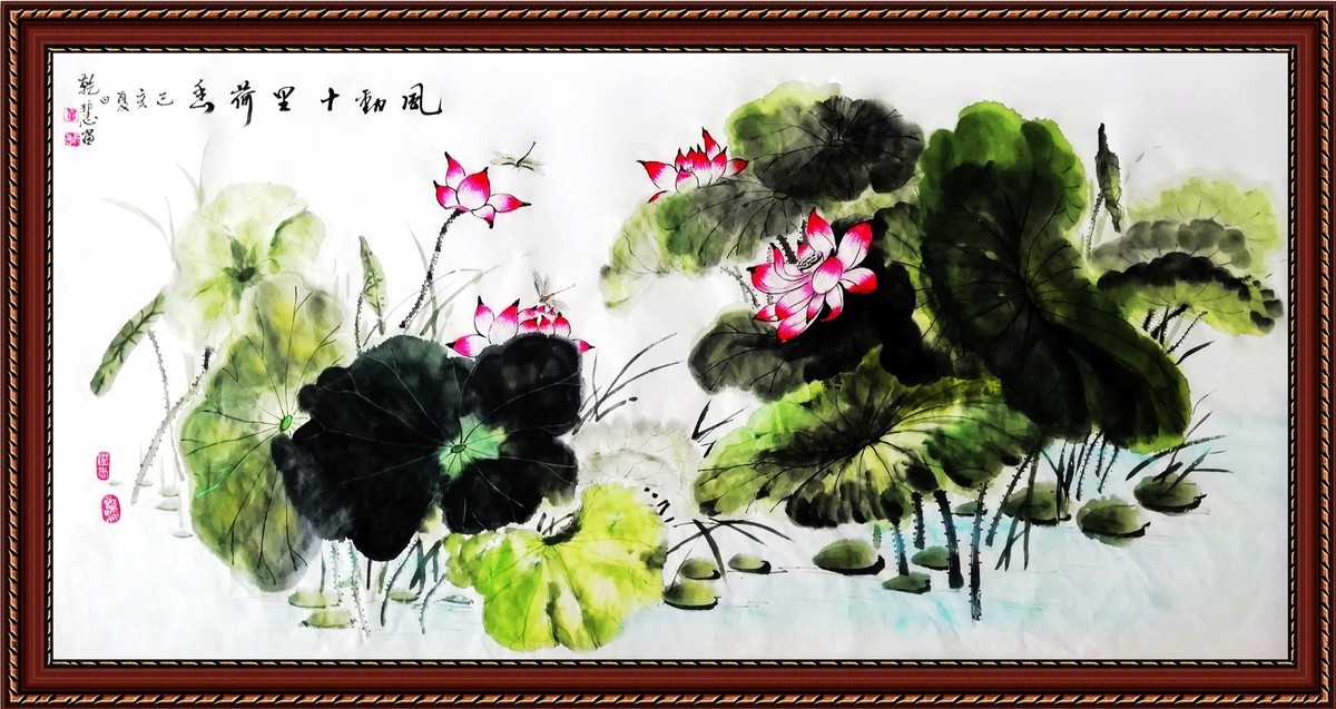 董乾慧老师作品欣赏《风动十里荷香》