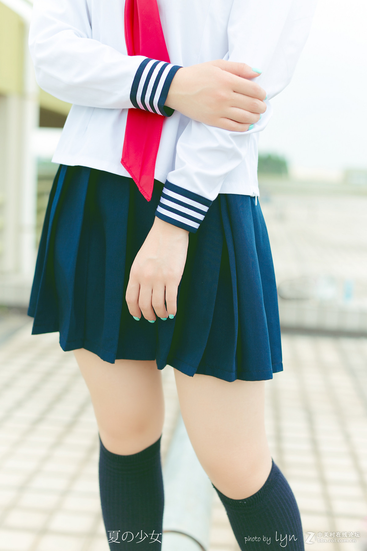 一组日系校服夏天与少女求大神点评