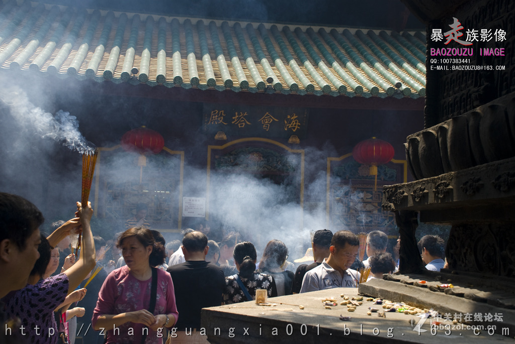 #我的清明#海幢寺香火鼎盛