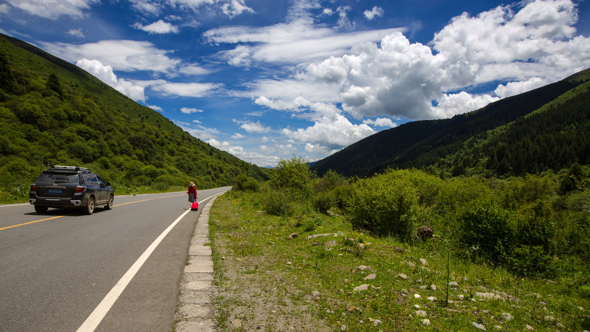 夏季的远行川西高原释放心情