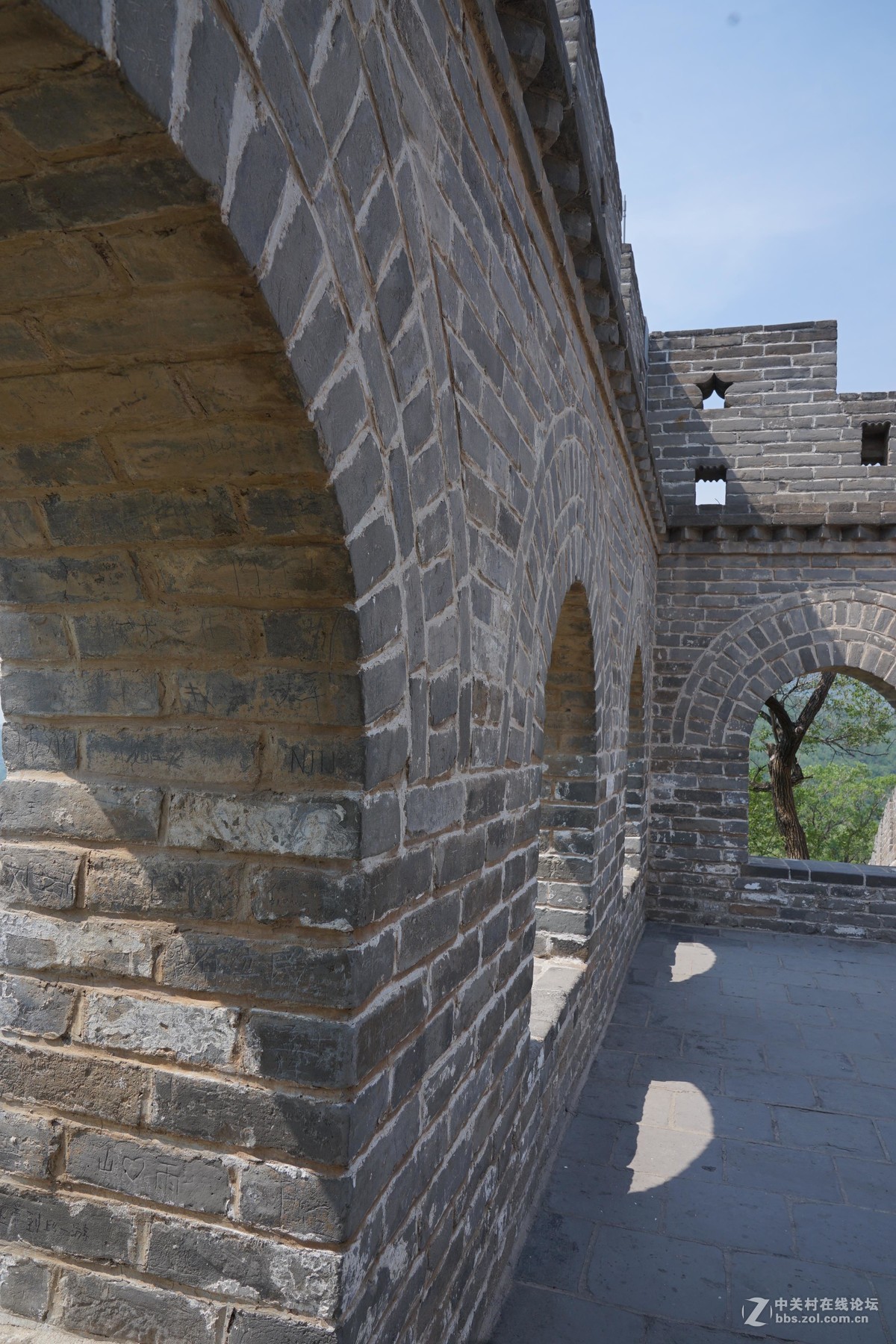 雄伟壮观的八达岭长城