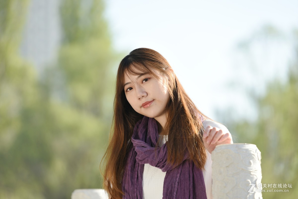 户外美女模特一组