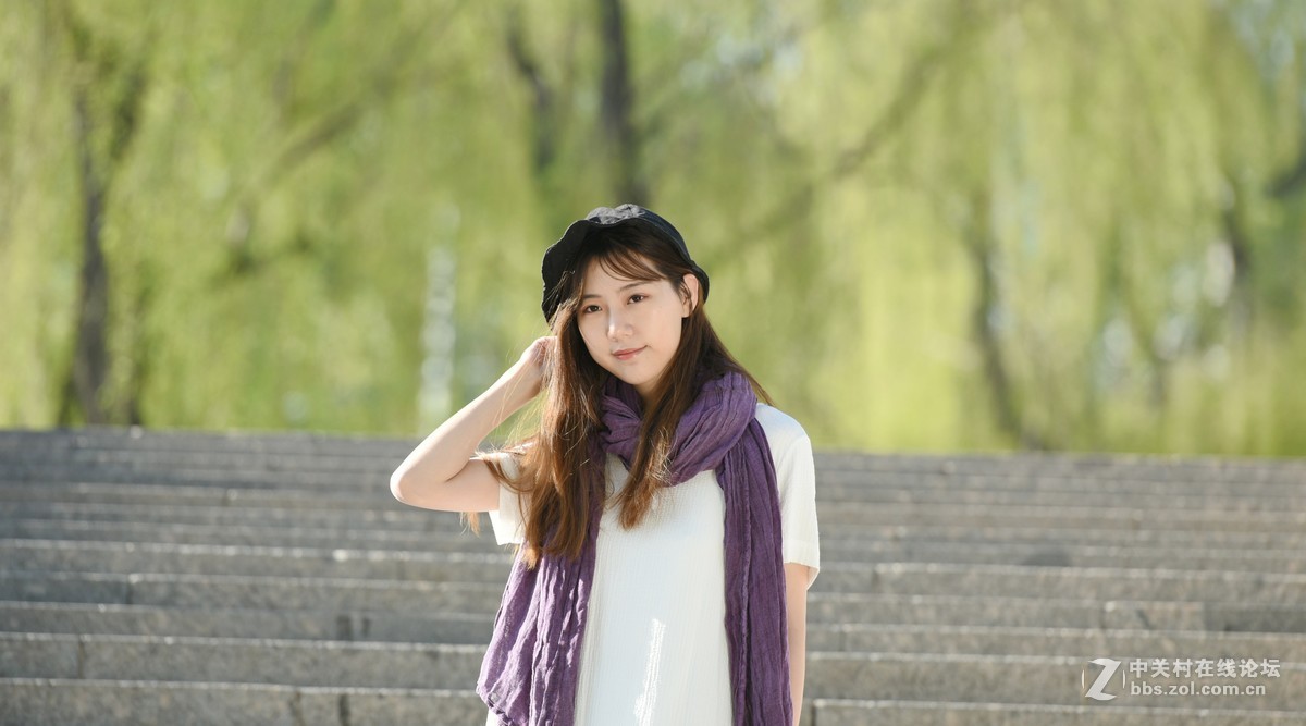 户外美女模特一组