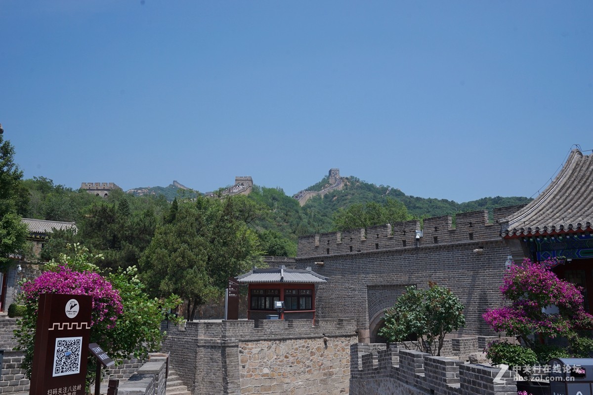 雄伟壮观的八达岭长城