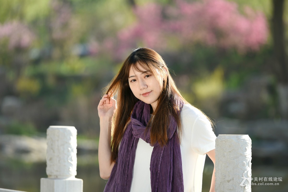 户外美女模特一组