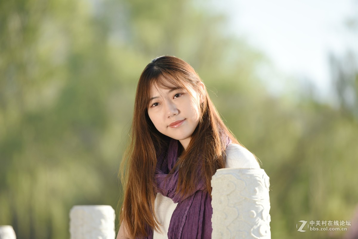 户外美女模特一组