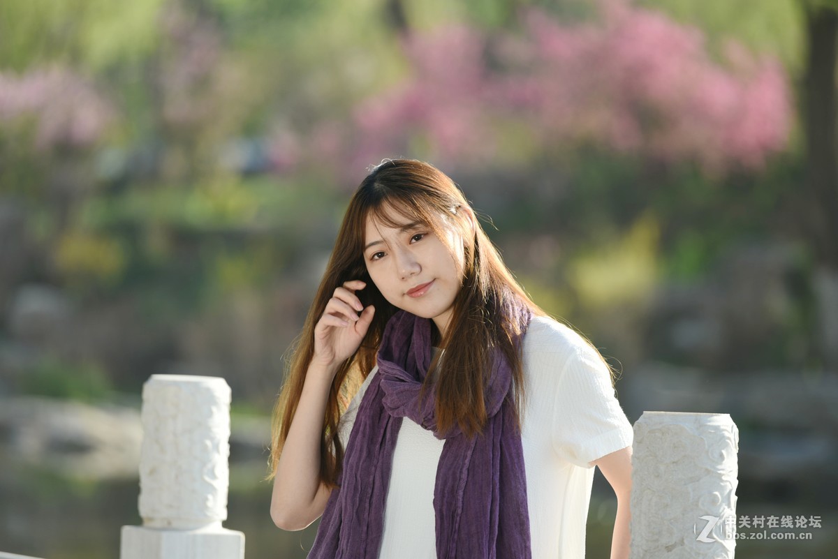 户外美女模特一组