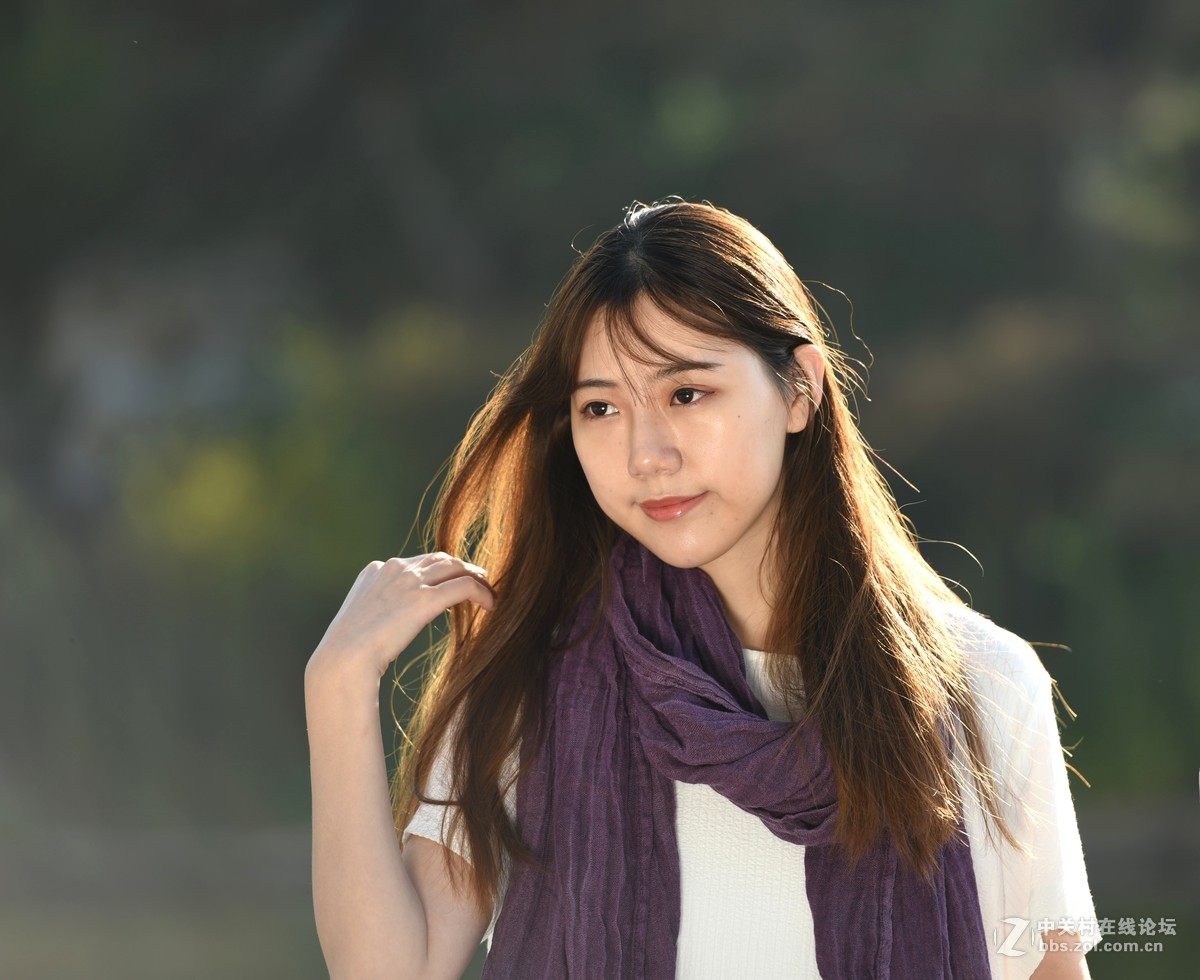 户外美女模特一组