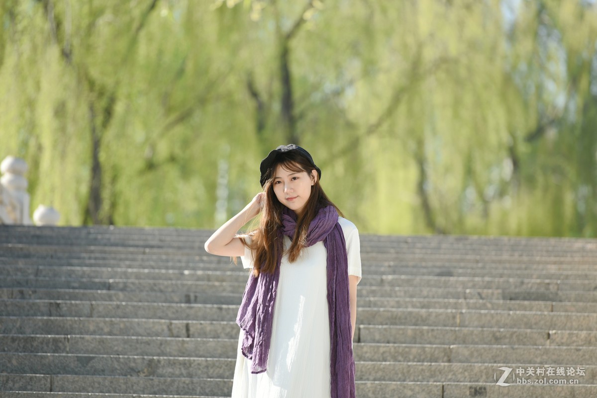 户外美女模特一组