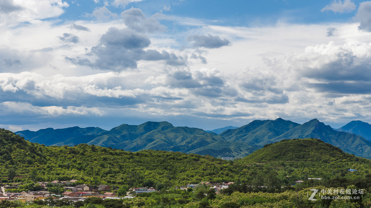 蓝天白云青山绿水