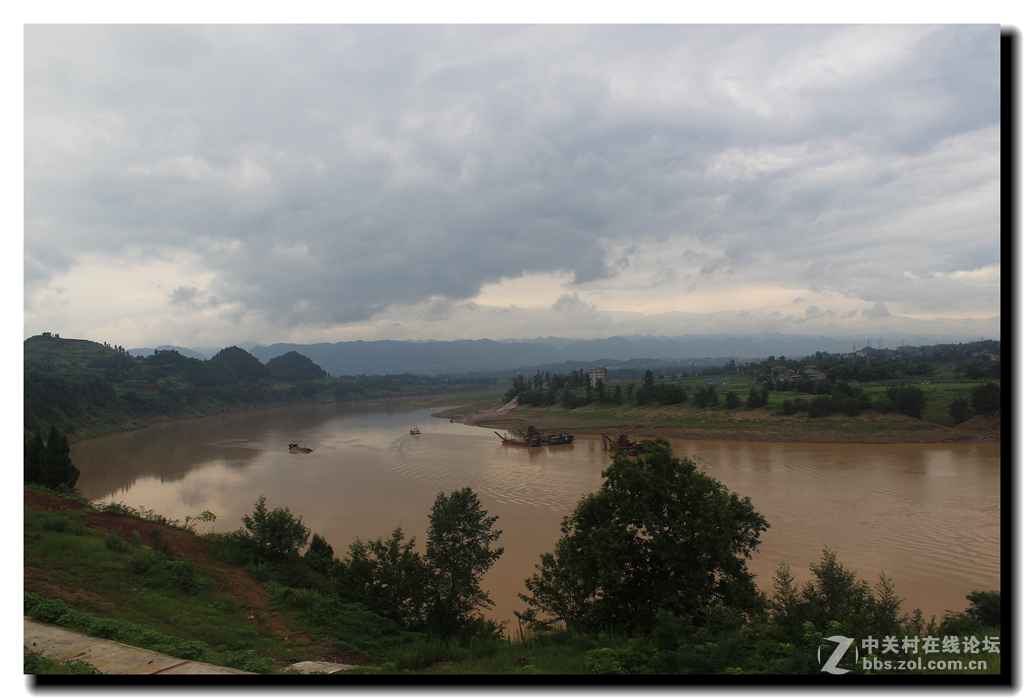 周末与单位同事参观渠江三桥建设近况