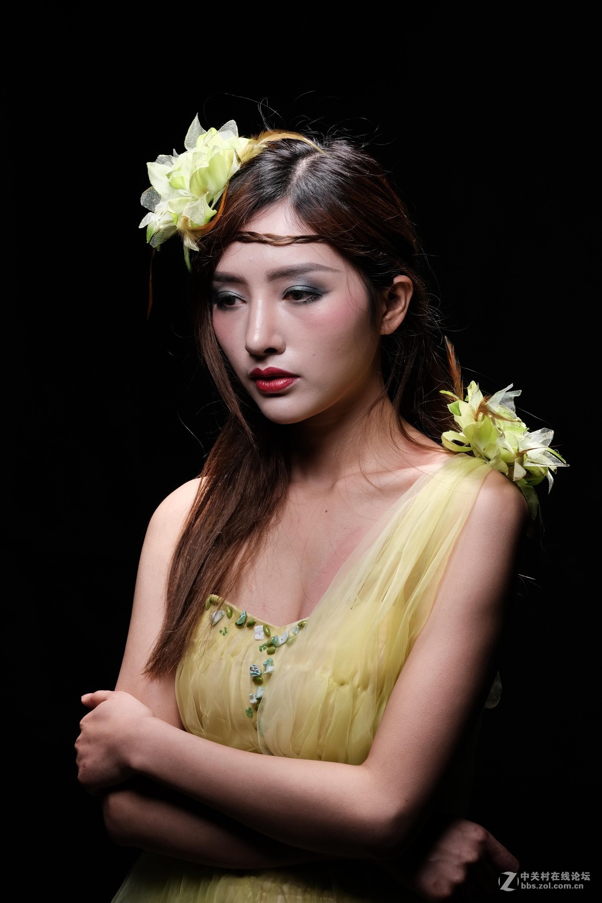 湖南长沙摄影培训中心：富士中画幅彩妆人像拍摄活动!