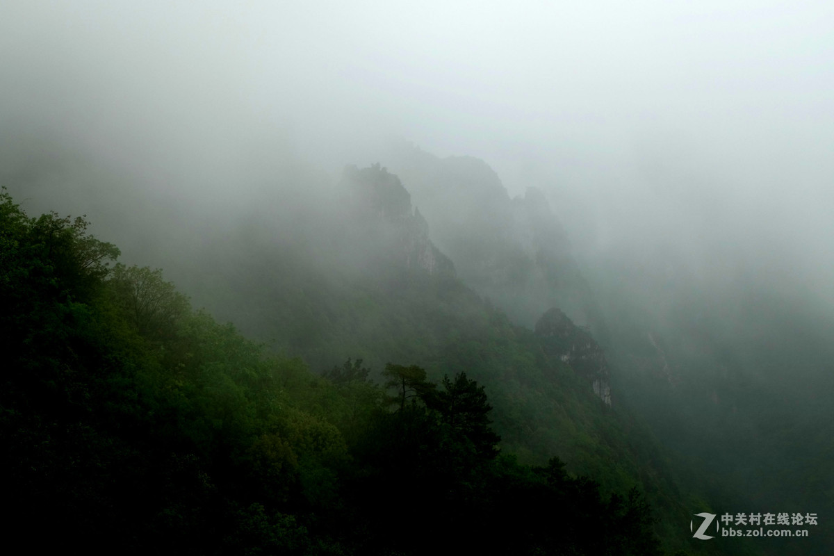 昨天冒雨到涪陵武陵山大裂谷一游随拍了几张照片