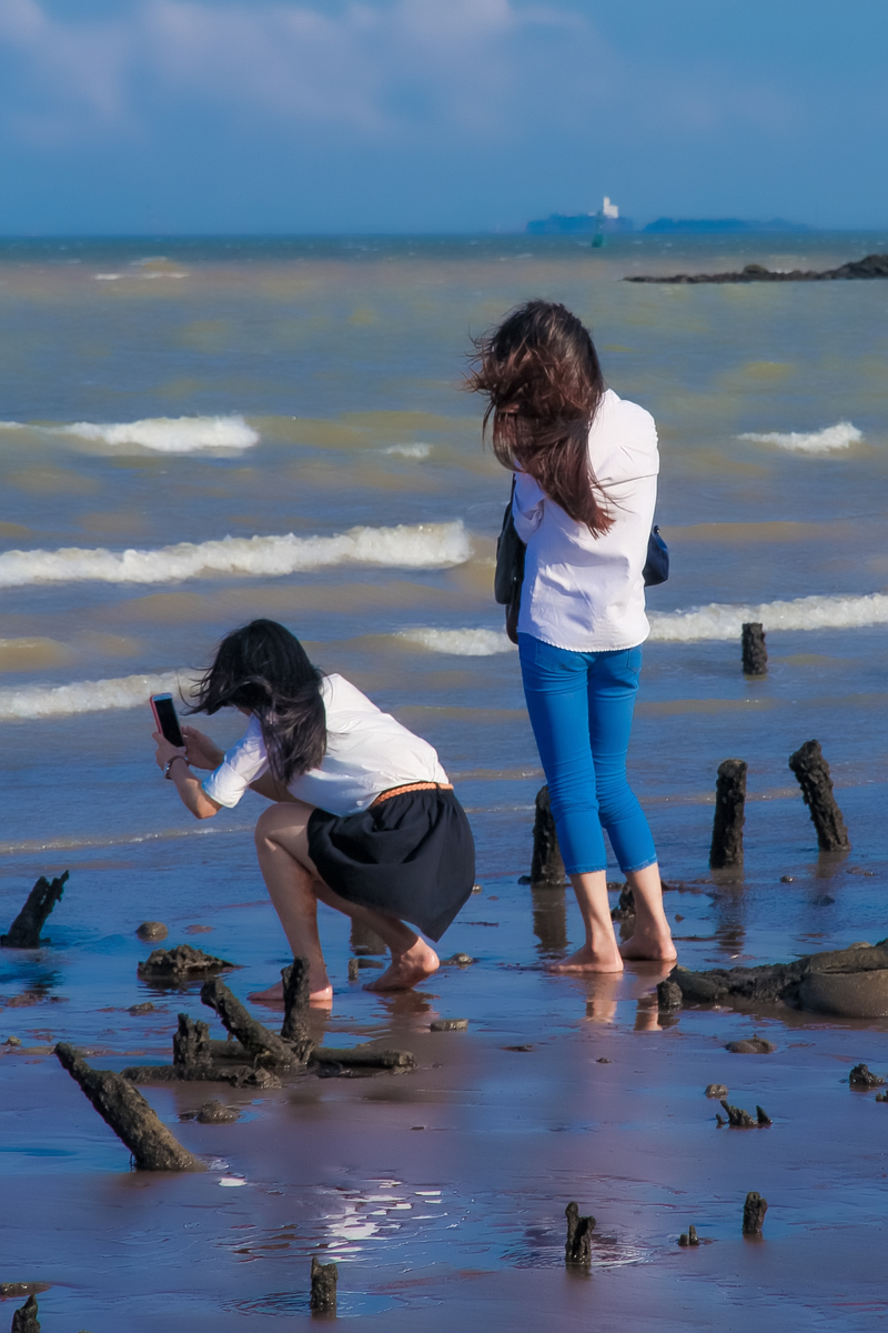 南沙海边沙滩抓拍