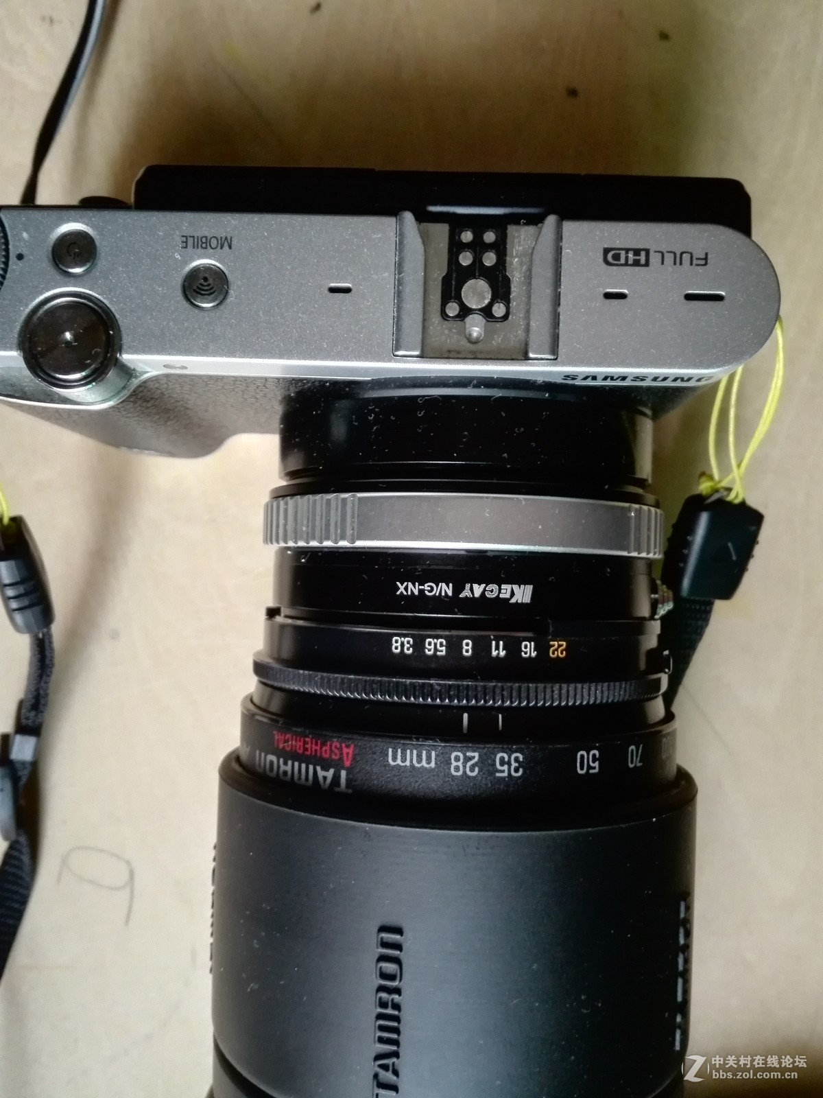 星空体育平台NX3000转接腾龙18-200镜头