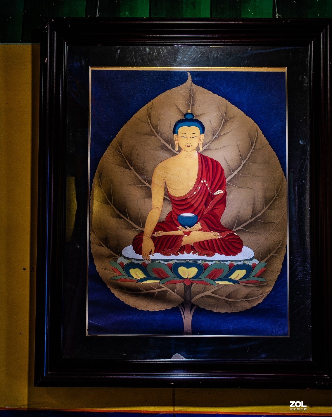 拉萨市罗布林卡公园唐卡拍摄