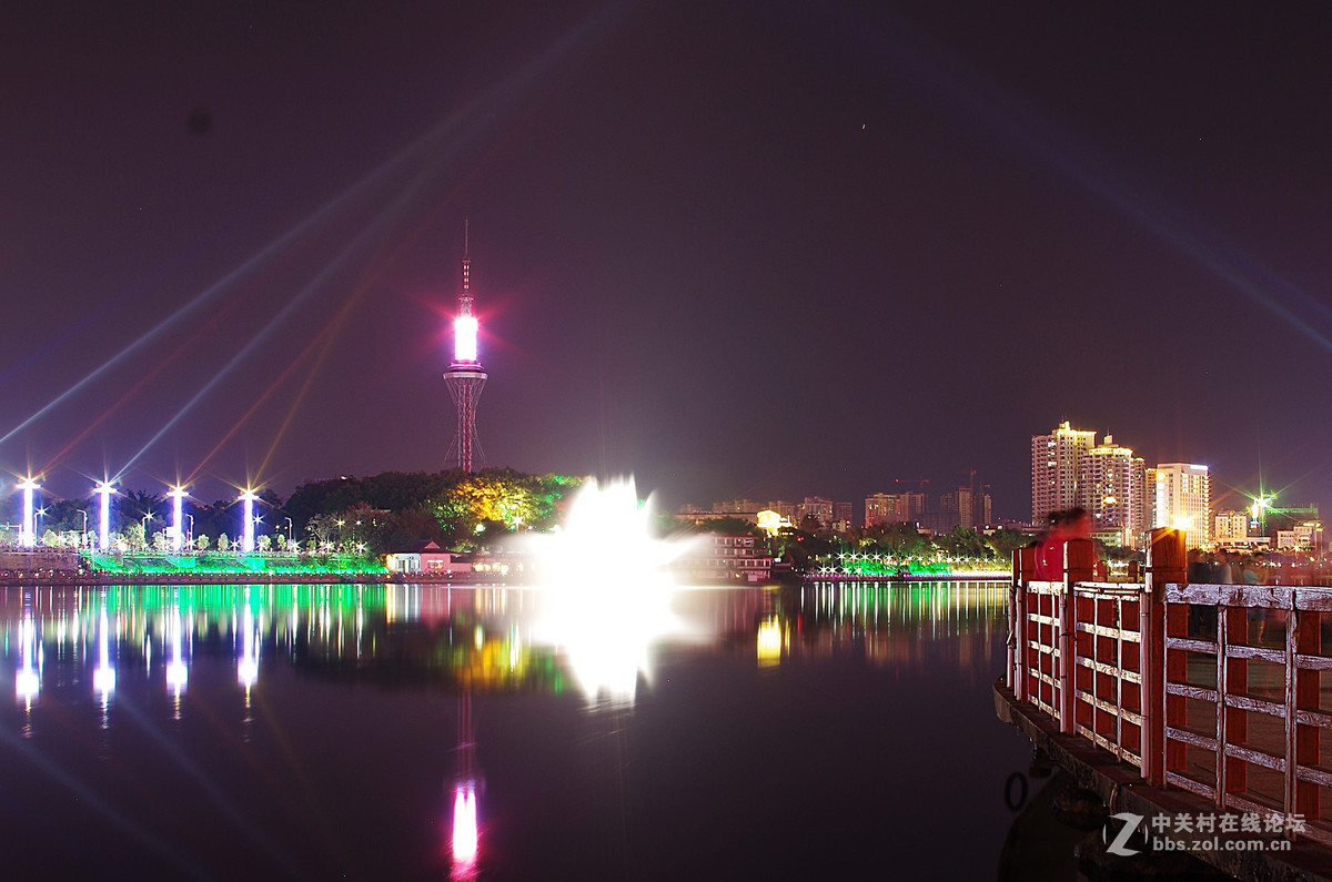 夜景&喷泉