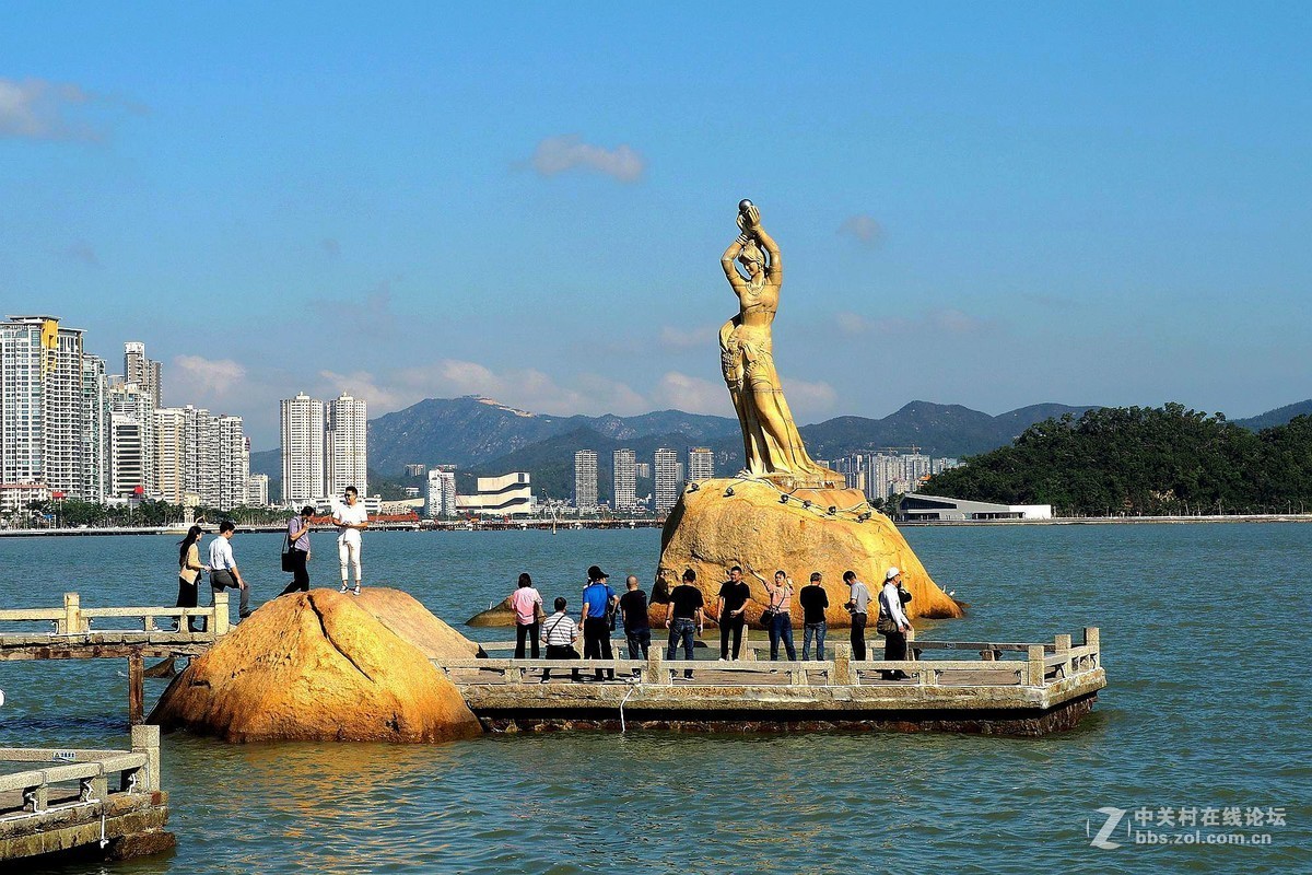 珠海情侣路渔女景点