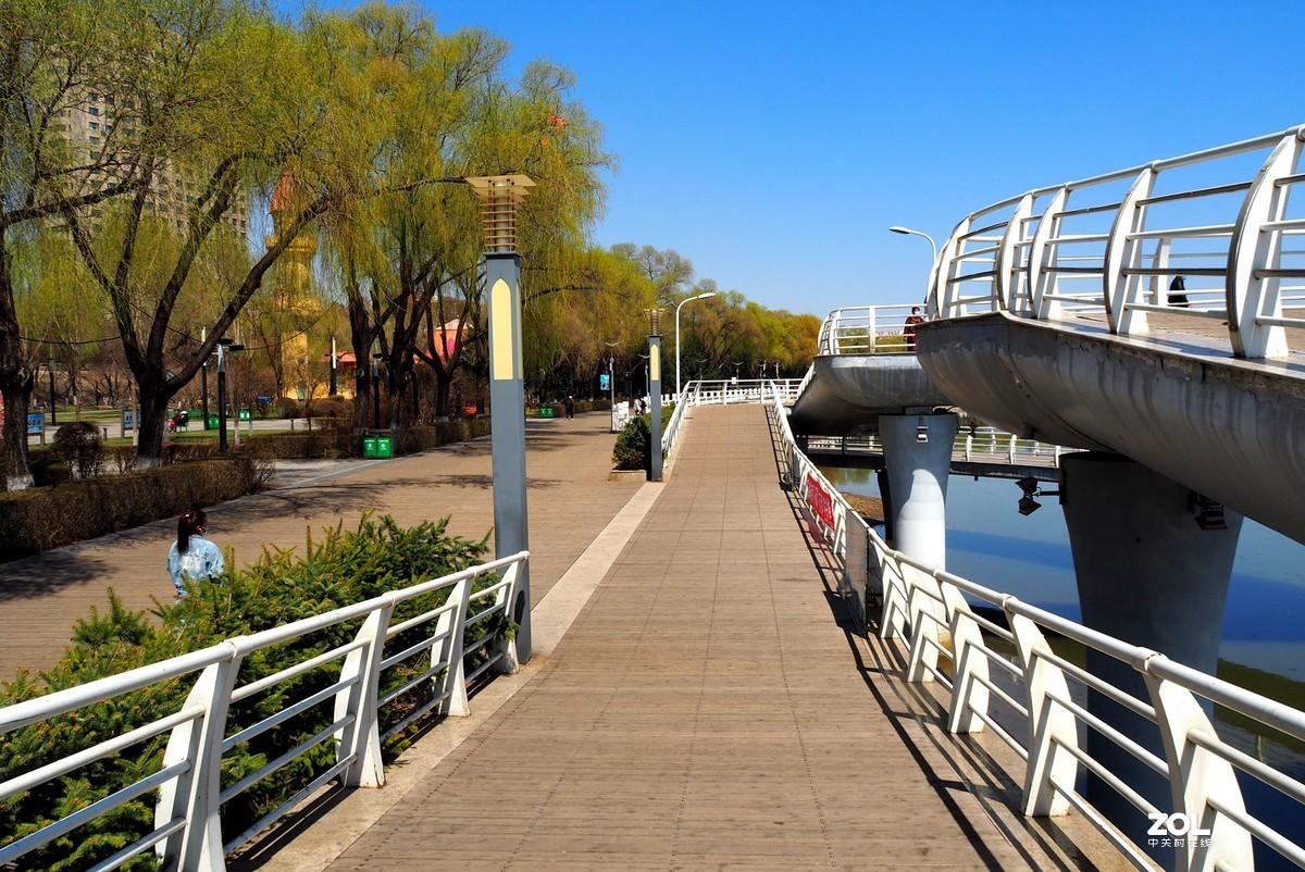 闲遛闲怕——到江心岛的步行桥