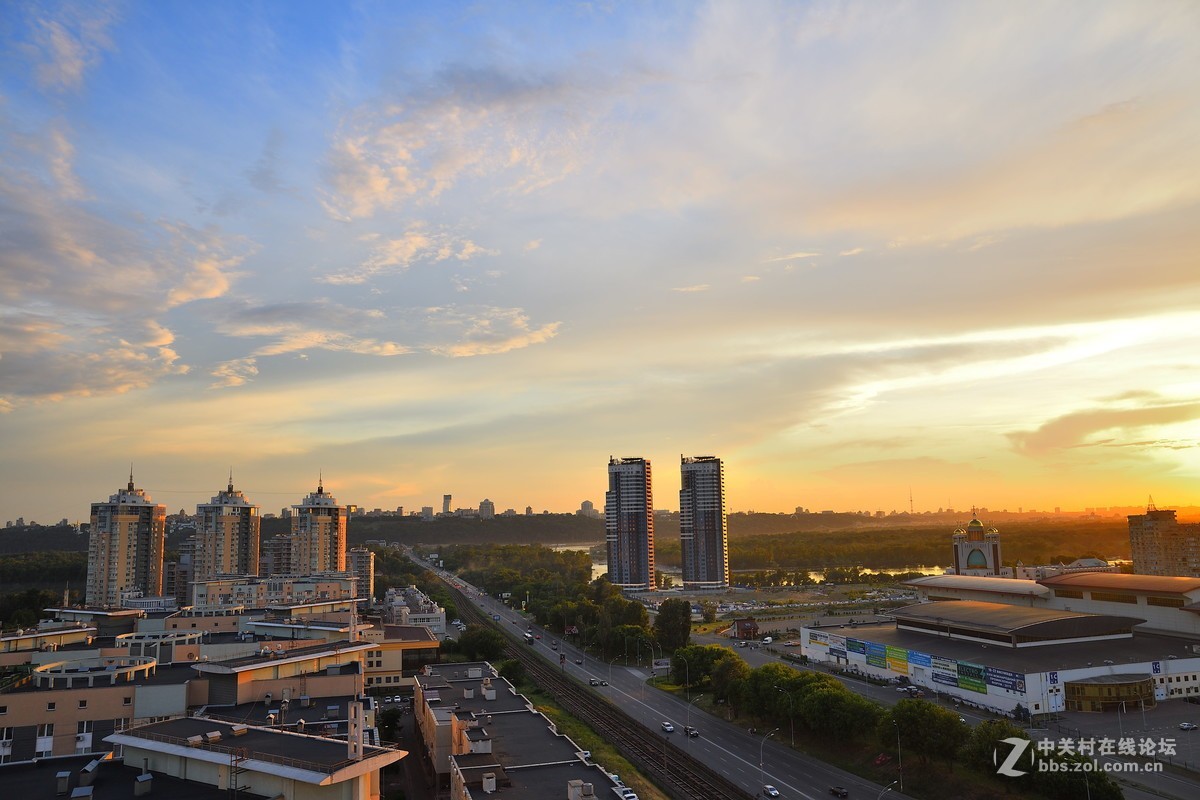 基辅人文与风景（一百零七）2019初夏日出晚霞