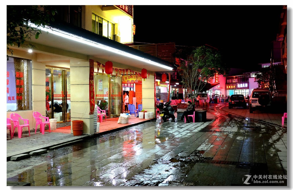 X100T试拍夜景。