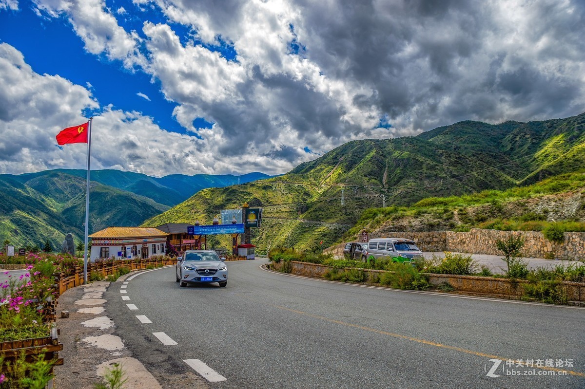 在路上車內抓拍的西藏旅遊沿途風光風景記實續