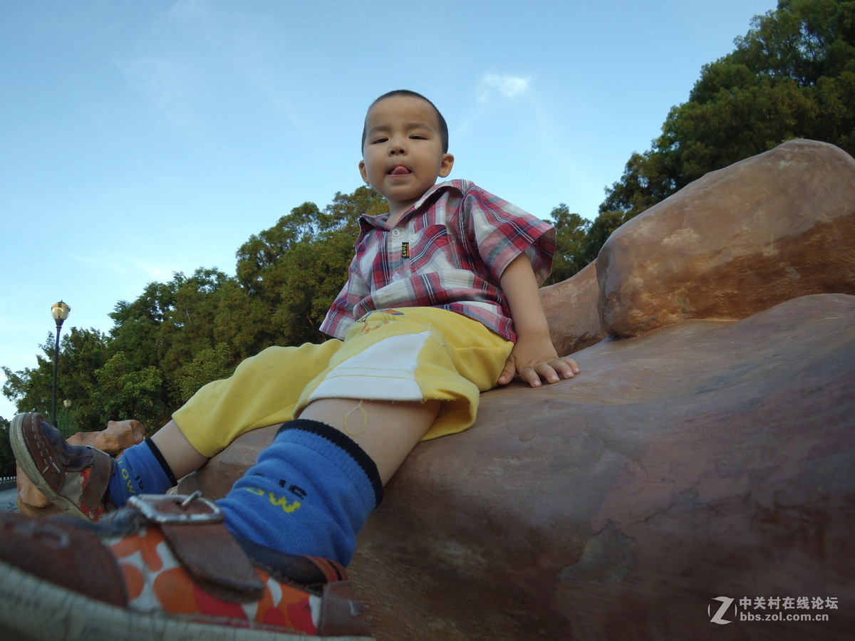 小蚁运动相机样张，不用买广角镜头了