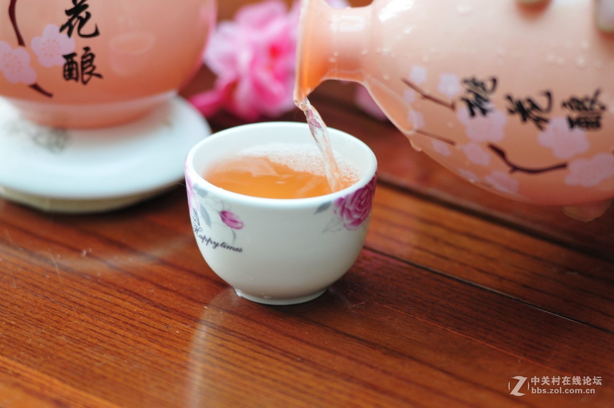 静物拍摄 桃花酿