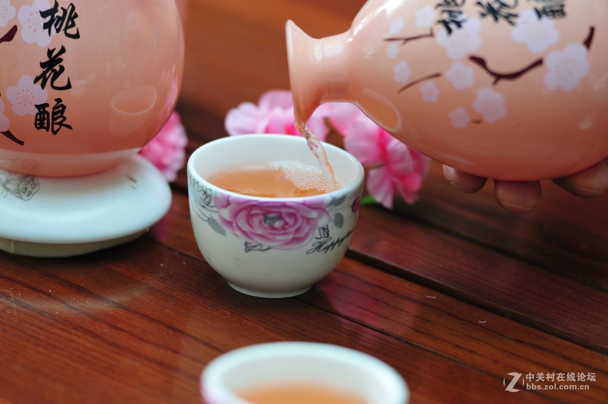 静物拍摄 桃花酿