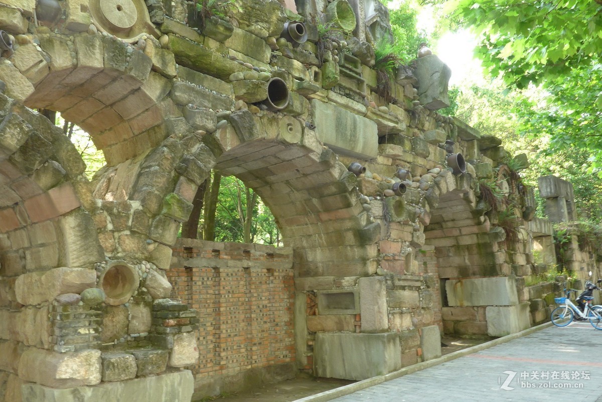 四川美院新校区游拍